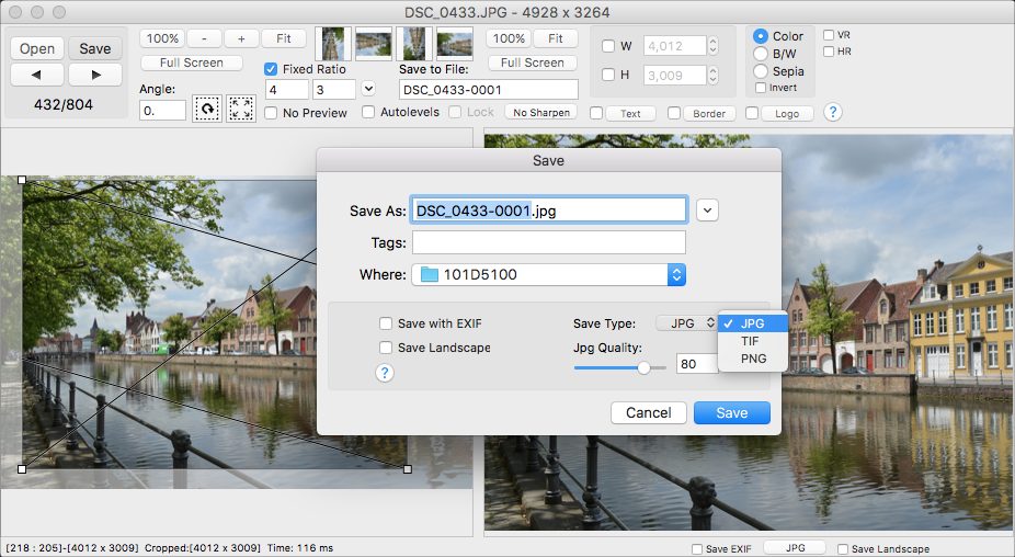 Click 2 Crop for macOS - Easy crop tool.
