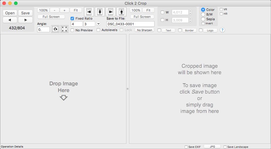 Click 2 Crop for macOS - Easy crop tool.